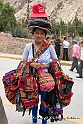 2242 Hat girl, Ollantaytambo train station